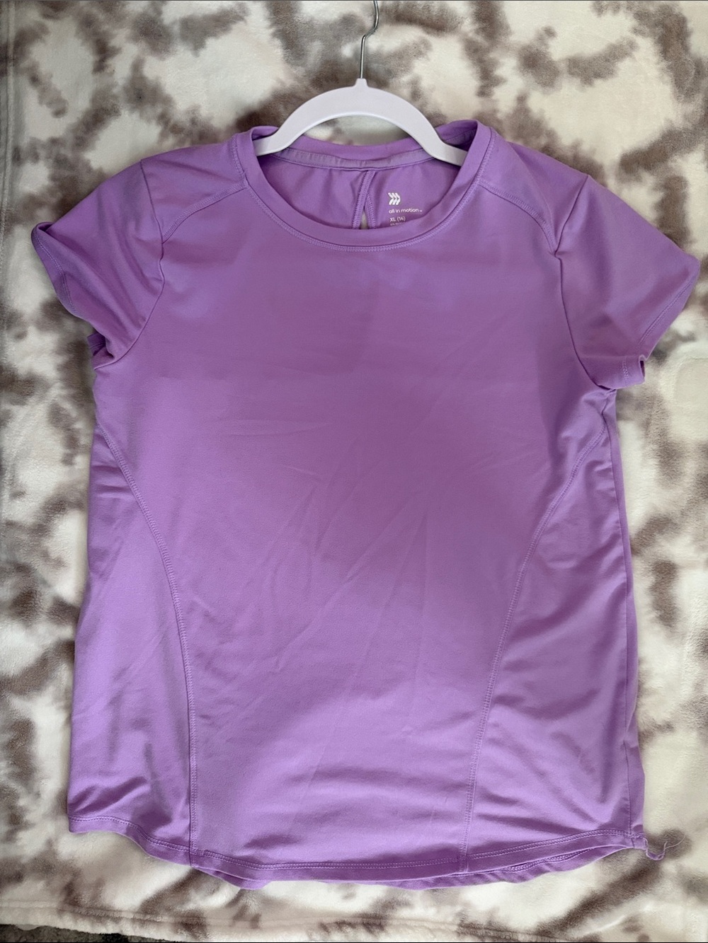 all in motion Lavender Purple Short Sleeve Performance Tee